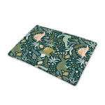Cute Dino Tropical Leaves Pattern Print Pet Cooling Mat Cover