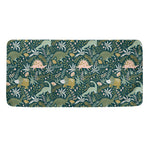 Cute Dino Tropical Leaves Pattern Print Towel