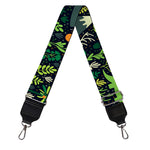 Cute Dinosaur And Floral Pattern Print Bag Strap