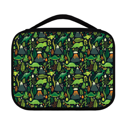 Cute Dinosaur And Floral Pattern Print Classic Bible Case