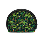Cute Dinosaur And Floral Pattern Print Coin Purse