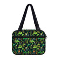 Cute Dinosaur And Floral Pattern Print Double Strap Bible Bag
