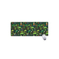 Cute Dinosaur And Floral Pattern Print Extended Mouse Pad