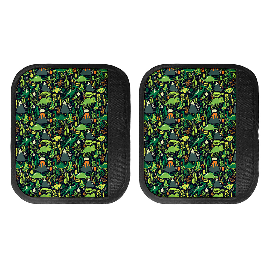 Cute Dinosaur And Floral Pattern Print Handle Covers
