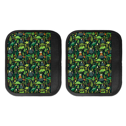 Cute Dinosaur And Floral Pattern Print Handle Covers
