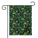 Cute Dinosaur And Floral Pattern Print House Flag