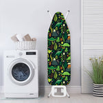 Cute Dinosaur And Floral Pattern Print Ironing Board Cover