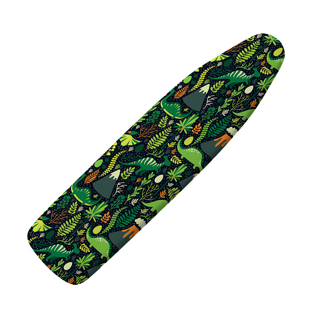 Cute Dinosaur And Floral Pattern Print Ironing Board Cover