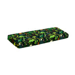 Cute Dinosaur And Floral Pattern Print Piano Keyboard Cover