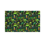 Cute Dinosaur And Floral Pattern Print Polyester Flag