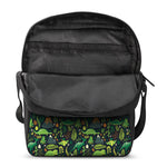 Cute Dinosaur And Floral Pattern Print Rectangular Crossbody Bag