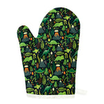 Cute Dinosaur And Floral Pattern Print Single Oven Mitt