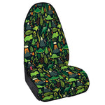 Cute Dinosaur And Floral Pattern Print Waterproof Car Seat Cover