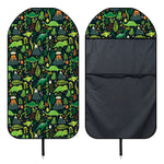 Cute Dinosaur And Floral Pattern Print Waterproof Car Seat Cover