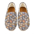 Cute Dog Emoji Pattern Print Casual Shoes