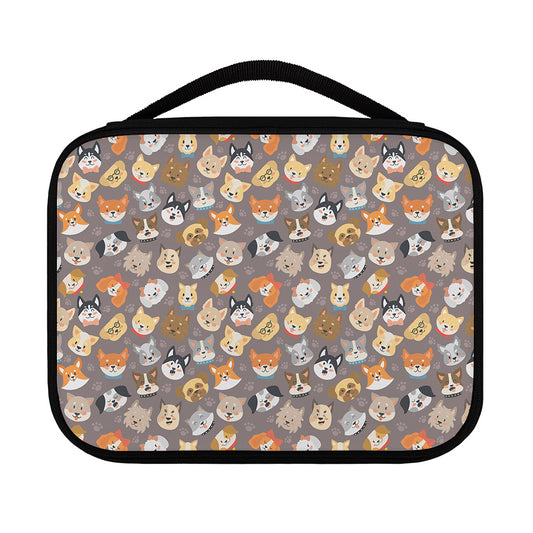 Cute Dog Emoji Pattern Print Classic Bible Case