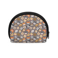 Cute Dog Emoji Pattern Print Coin Purse