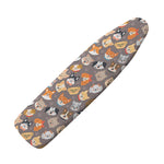 Cute Dog Emoji Pattern Print Ironing Board Cover
