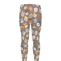 Cute Dog Emoji Pattern Print Men's Leggings