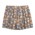 Cute Dog Emoji Pattern Print Mesh Shorts