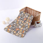 Cute Dog Emoji Pattern Print Towel