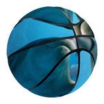 Cute Dolphins In The Ocean Print Basketball