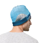 Cute Dolphins In The Ocean Print Beanie