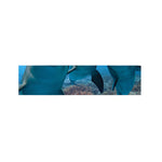 Cute Dolphins In The Ocean Print Bed Runner
