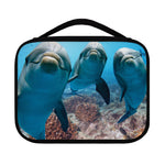 Cute Dolphins In The Ocean Print Classic Bible Case