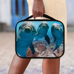 Cute Dolphins In The Ocean Print Classic Bible Case