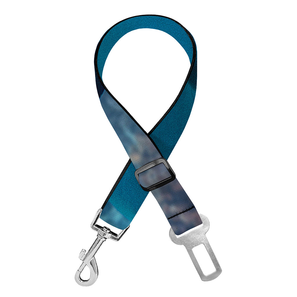 Cute Dolphins In The Ocean Print Dog Seat Belt