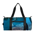 Cute Dolphins In The Ocean Print Gym Bag