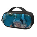Cute Dolphins In The Ocean Print Portable Cooler Travel Case