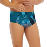 Cute Dolphins In The Ocean Print Men's Briefs