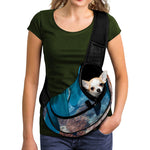 Cute Dolphins In The Ocean Print Pet Sling Carrier