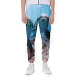 Cute Dolphins In The Ocean Print Scuba Joggers