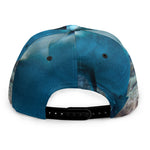 Cute Dolphins In The Ocean Print Snapback Cap