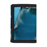Cute Dolphins In The Ocean Print Trifold Wallet