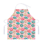 Cute Donut Pattern Print Adjustable Apron