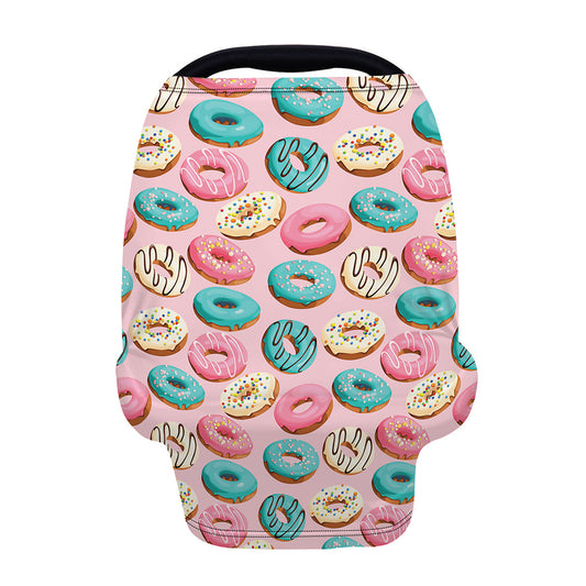 Cute Donut Pattern Print Baby Seat Cover
