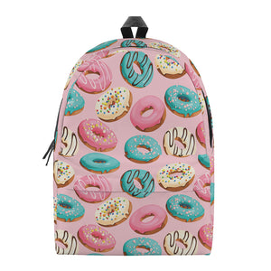 Cute Donut Pattern Print Backpack