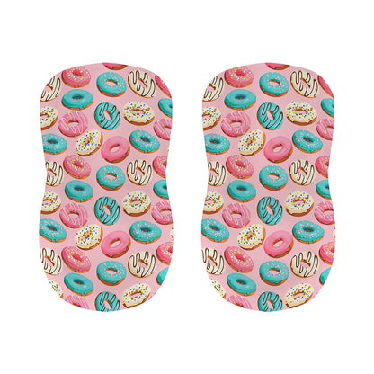 Cute Donut Pattern Print Bar Stool Covers