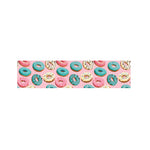 Cute Donut Pattern Print Bed Runner