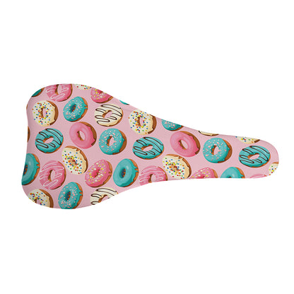 Cute Donut Pattern Print Bicycle Seat Cover
