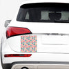 Cute Donut Pattern Print Car Sticker