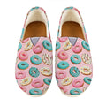 Cute Donut Pattern Print Casual Shoes