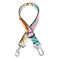 Cute Donut Pattern Print Dog Seat Belt