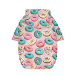 Cute Donut Pattern Print Dog Zip Up Hoodie