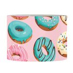 Cute Donut Pattern Print Drum Lamp Shade