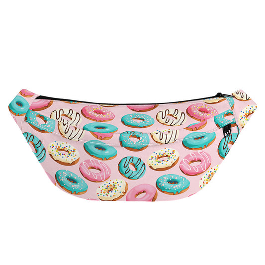 Cute Donut Pattern Print Fanny Pack
